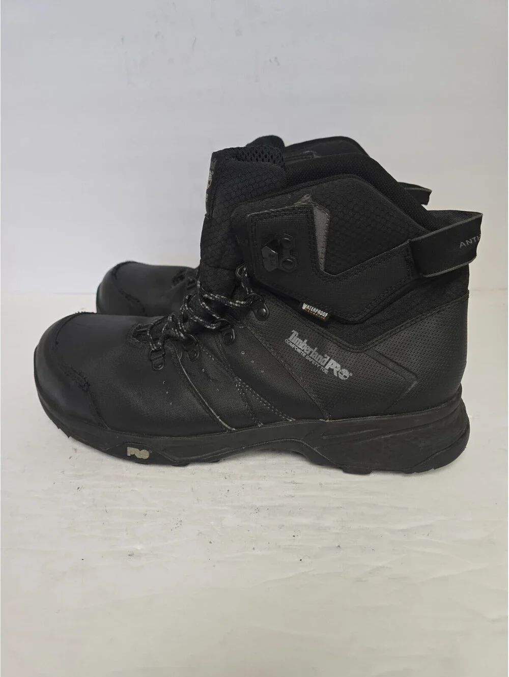 Timberland PRO Men's A2CB8 Switchback Waterproof Composite Toe Boot Black 12W